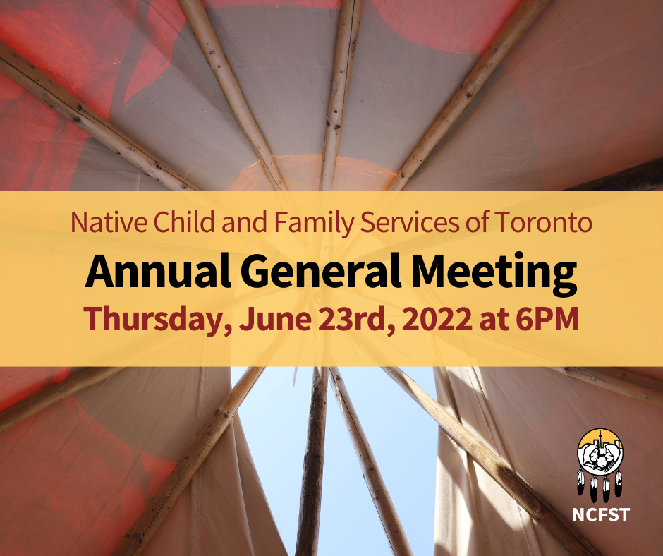 AGM Invite image inside of a tipi