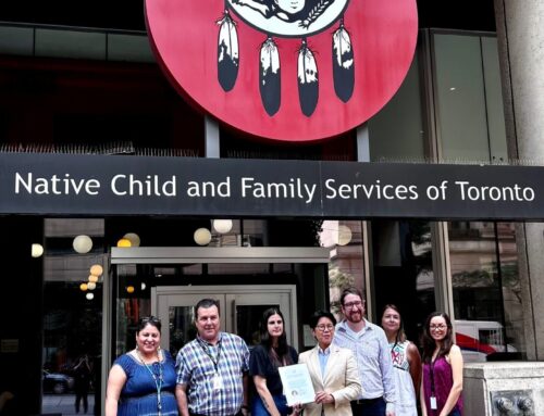 Native Child & Family Services of Toronto Recognition of OTF Funding